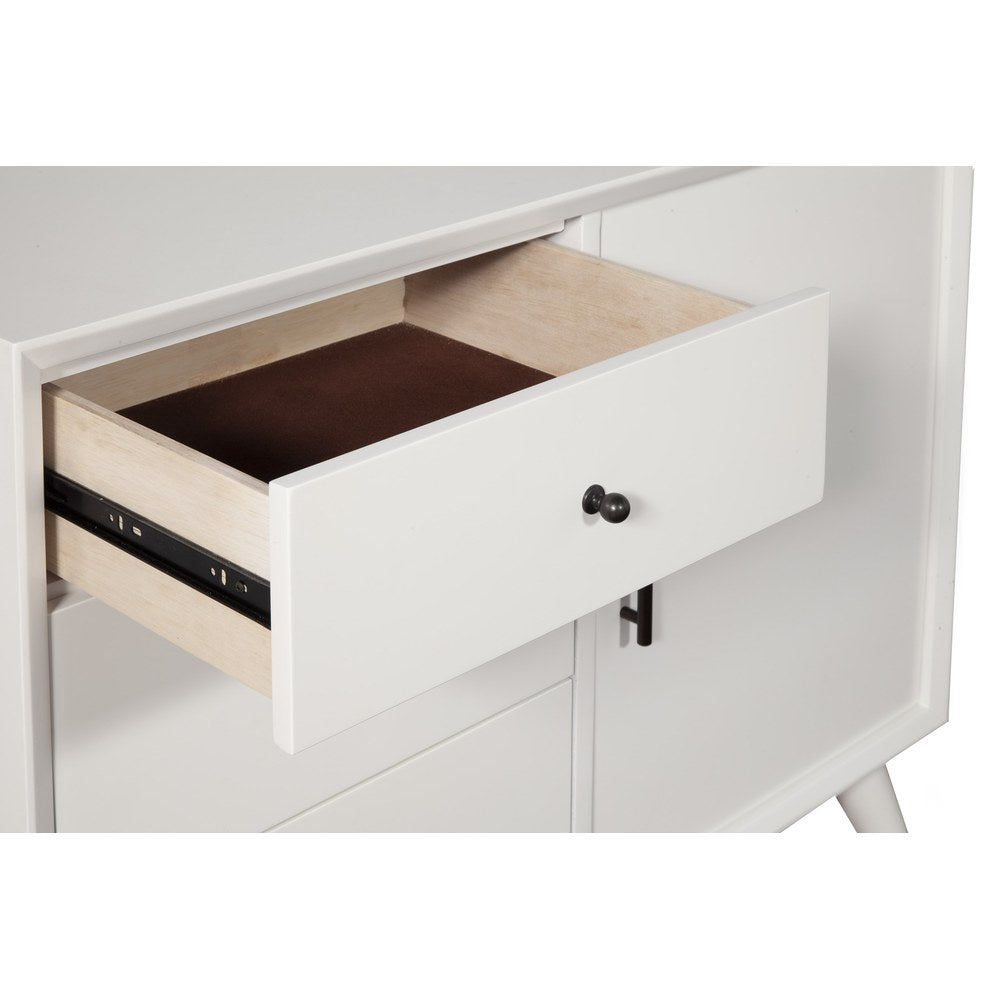Alpine Furniture - Flynn Accent Cabinet, White - 966-W-14 view 3