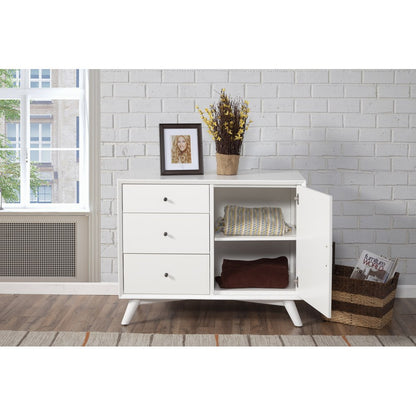 Alpine Furniture - Flynn Accent Cabinet, White - 966-W-14 view 6
