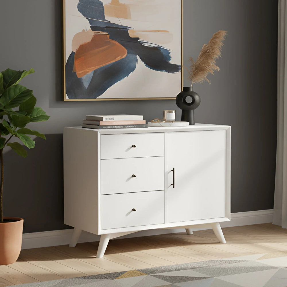 Alpine Furniture - Flynn Accent Cabinet, White - 966-W-14 view 7