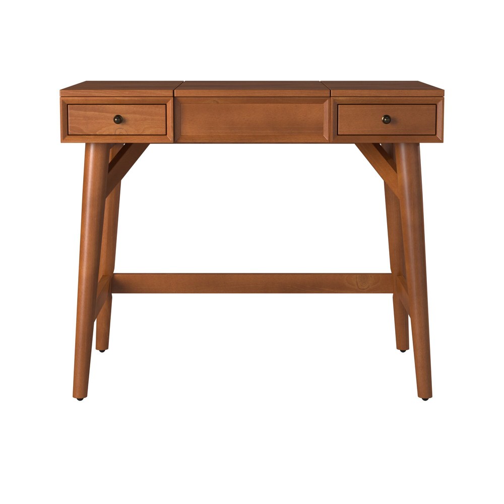 Alpine Furniture - Flynn Bedroom Vanity, Acorn - 966-19 view 2
