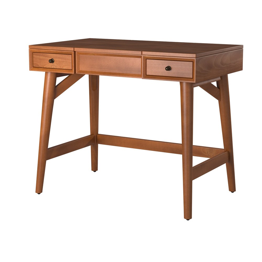 Alpine Furniture - Flynn Bedroom Vanity, Acorn - 966-19 view 3