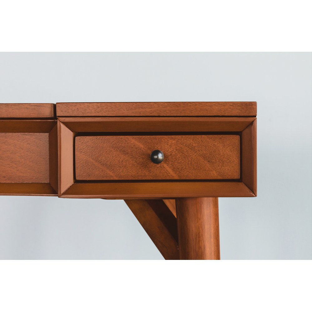 Alpine Furniture - Flynn Bedroom Vanity, Acorn - 966-19 view 5