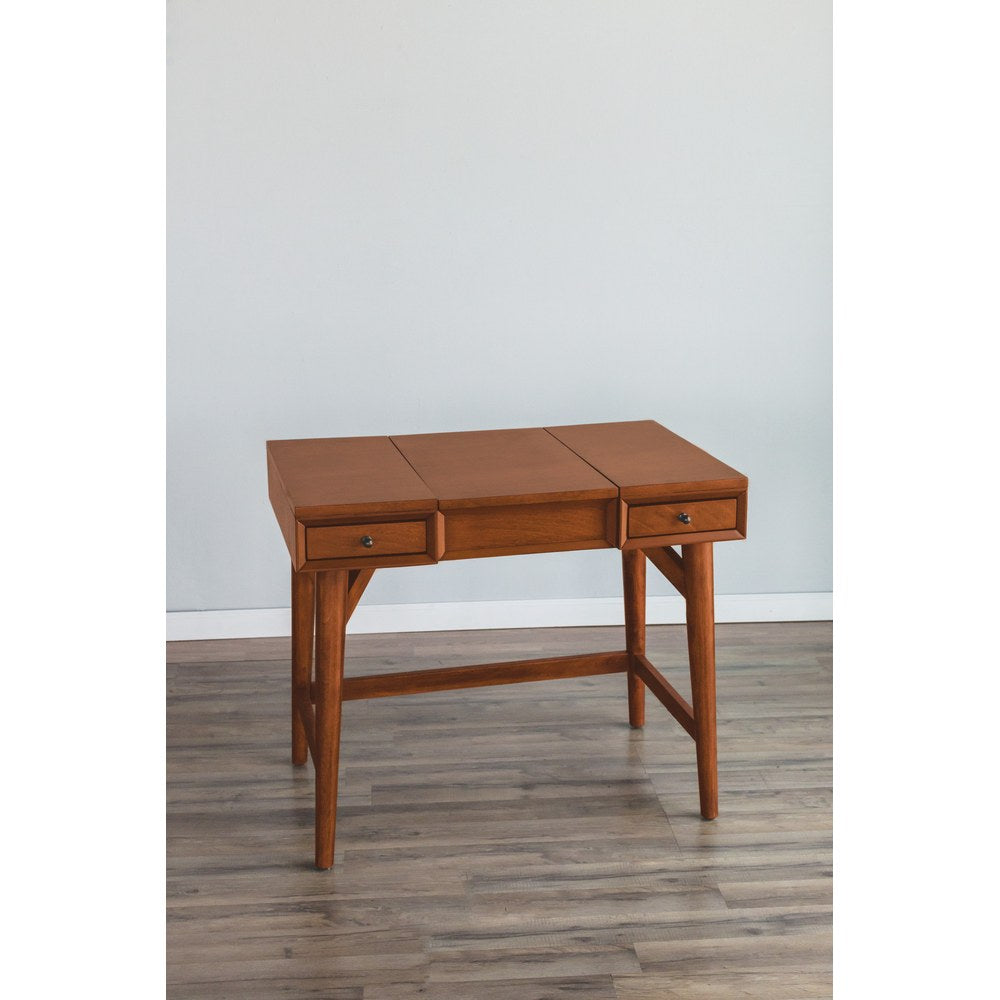 Alpine Furniture - Flynn Bedroom Vanity, Acorn - 966-19 view 7