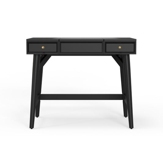 Alpine Furniture - Flynn Bedroom Vanity, Black - 966BLK-19 view 1