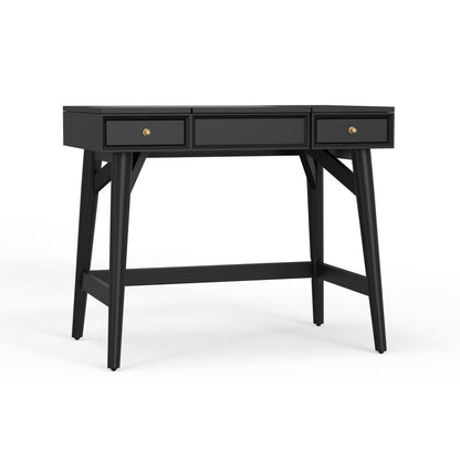 Alpine Furniture - Flynn Bedroom Vanity, Black - 966BLK-19 view 2