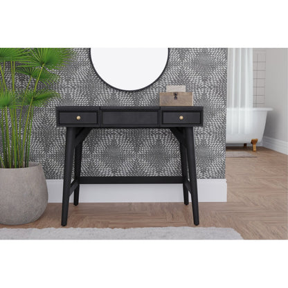 Alpine Furniture - Flynn Bedroom Vanity, Black - 966BLK-19 view 5