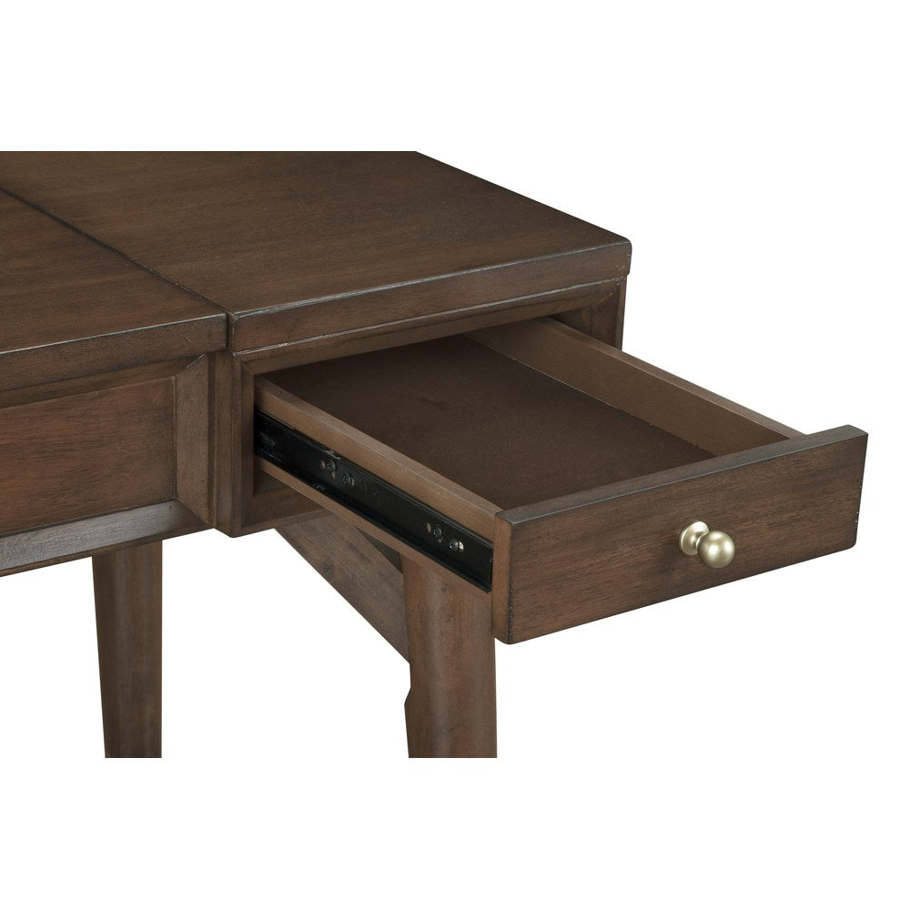 Alpine Furniture - Flynn Bedroom Vanity, Walnut - 966WAL-19 view 6
