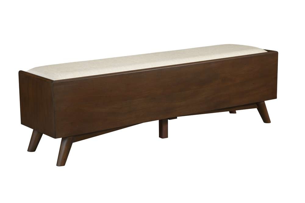 Alpine Furniture - Flynn Bench, Walnut - 966WAL-12 veiw 7