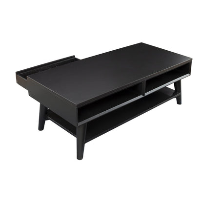 Alpine Furniture - Flynn Coffee Table, Black - 966BLK-61 view 2