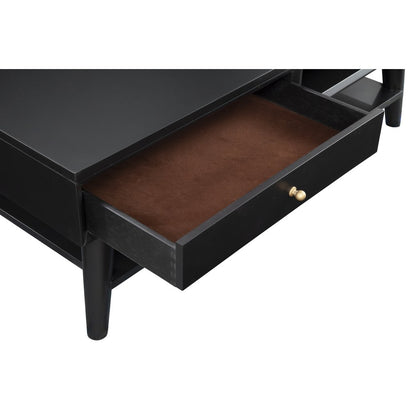 Alpine Furniture - Flynn Coffee Table, Black - 966BLK-61 view 4