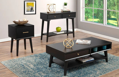Alpine Furniture - Flynn Coffee Table, Black - 966BLK-61 view 7