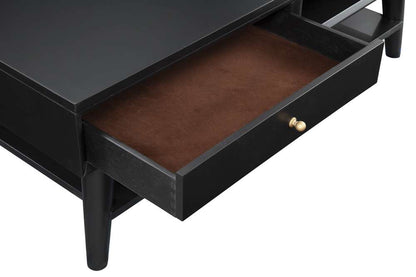 Alpine Furniture - Flynn Coffee Table, Black - 966BLK-61 veiw 4