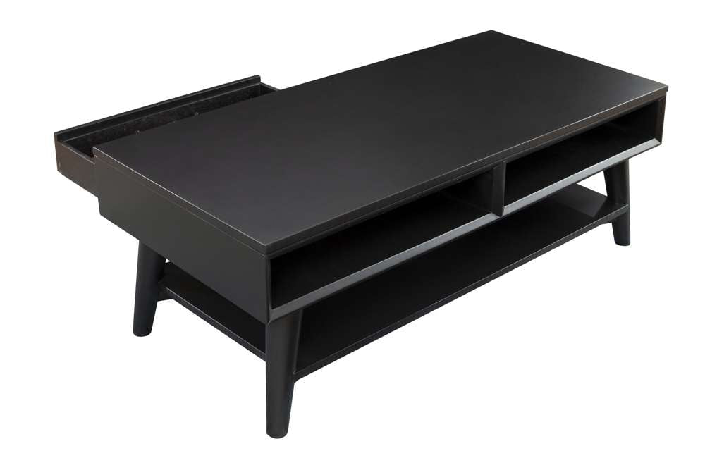 Alpine Furniture - Flynn Coffee Table, Black - 966BLK-61 veiw 5