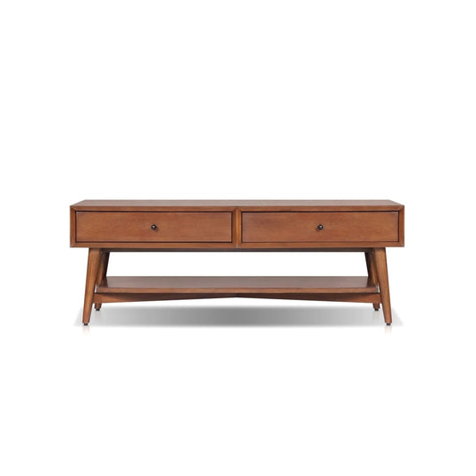 Alpine Furniture - Flynn Coffee Table, Chestnut - 966-91 veiw 2