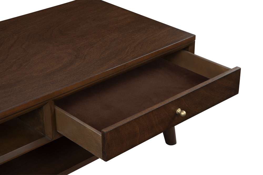 Alpine Furniture - Flynn Coffee Table, Walnut - 966WAL-61 veiw 4