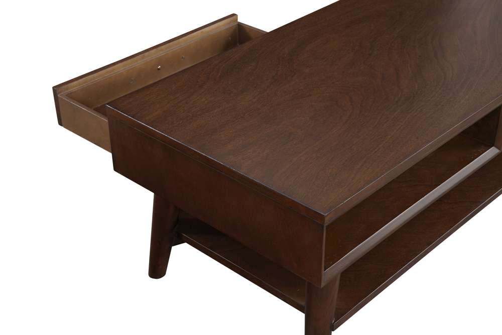 Alpine Furniture - Flynn Coffee Table, Walnut - 966WAL-61 veiw 5