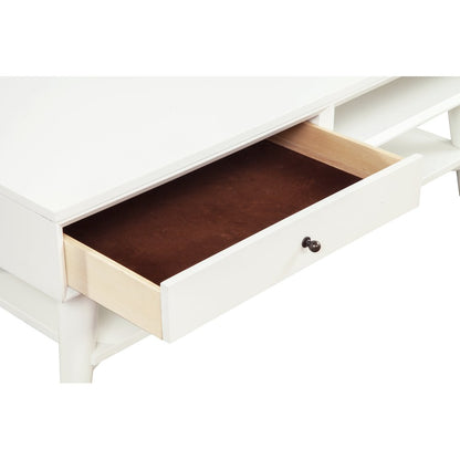 Alpine Furniture - Flynn Coffee Table, White - 966-W-61 view 2
