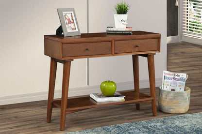 Alpine Furniture - Flynn Console Table, Acorn - 966-63 veiw 1
