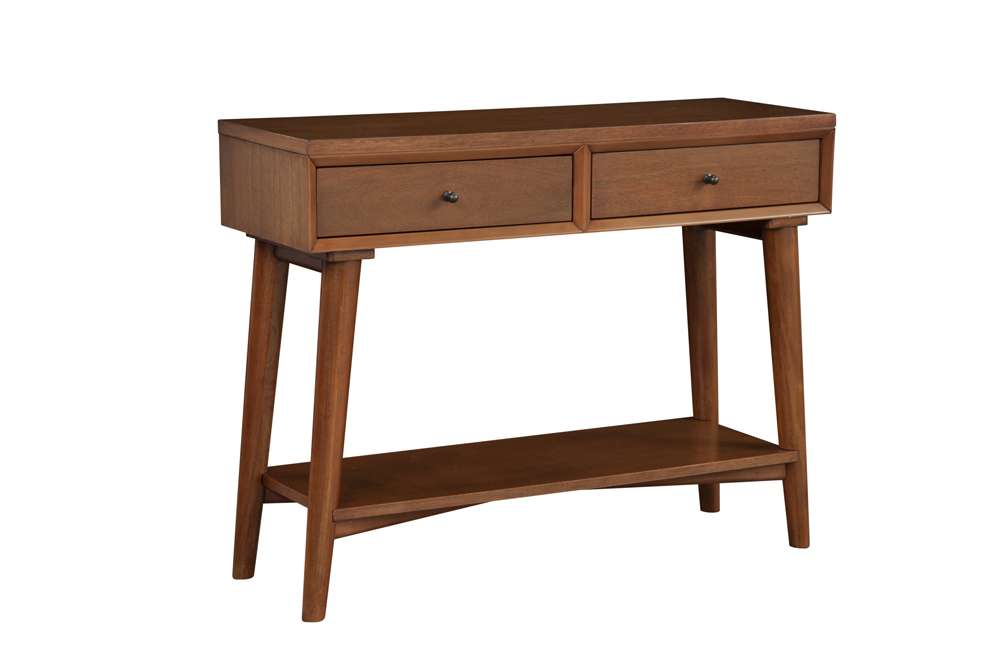 Alpine Furniture - Flynn Console Table, Acorn - 966-63 veiw 3