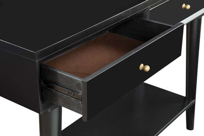 Alpine Furniture - Flynn Console Table, Black - 966BLK-63 veiw 5