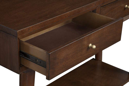 Alpine Furniture - Flynn Console Table, Walnut - 966WAL-63 veiw 5