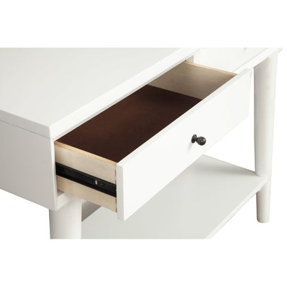 Alpine Furniture - Flynn Console Table, White - 966-W-63 view 4