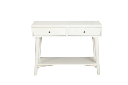 Alpine Furniture - Flynn Console Table, White - 966-W-63 veiw 4