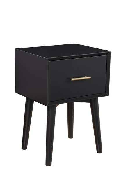 Alpine Furniture - Flynn End Table, Black - 966BLK-62 veiw 2