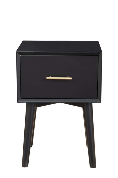 Alpine Furniture - Flynn End Table, Black - 966BLK-62 veiw 3