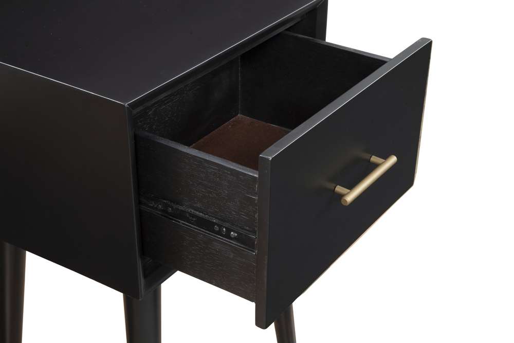Alpine Furniture - Flynn End Table, Black - 966BLK-62 veiw 4