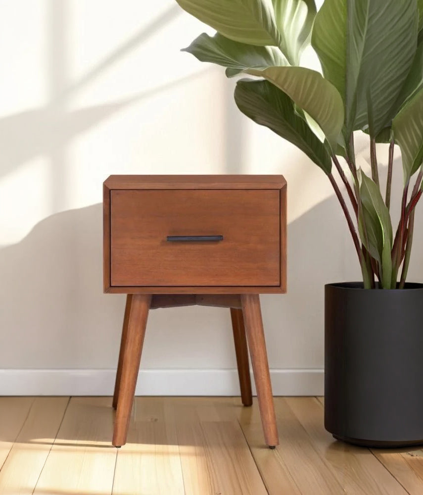 Alpine Furniture - Flynn End Table, Chestnut - 966-92 view 6