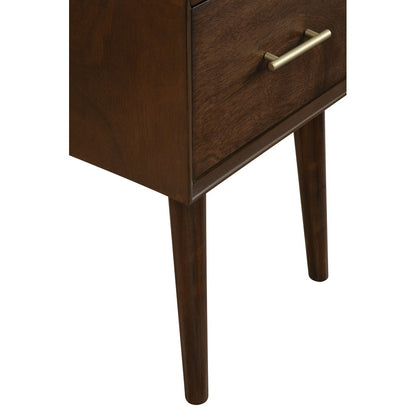 Alpine Furniture - Flynn End Table, Walnut - 966WAL-62 view 4