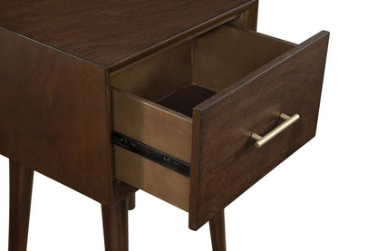 Alpine Furniture - Flynn End Table, Walnut - 966WAL-62 veiw 4