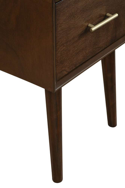 Alpine Furniture - Flynn End Table, Walnut - 966WAL-62 veiw 5
