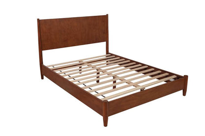 Alpine Furniture - Flynn Full Platform Bed, Acorn - 766-08F veiw 3