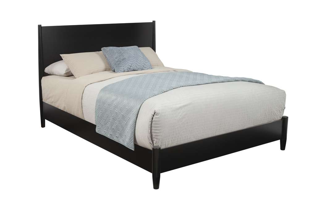 Alpine Furniture - Flynn Full Platform Bed, Black - 766BLK-08F veiw 1