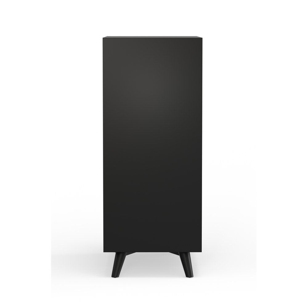 Alpine Furniture - Flynn Large Bar Cabinet w/Drop Down Tray, Black - 966BLK-16 view 3