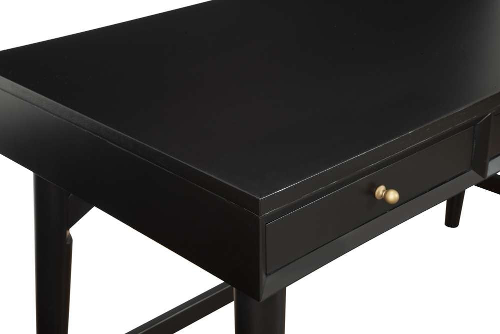 Alpine Furniture - Flynn Large Desk, Black - 966BLK-66 veiw 5