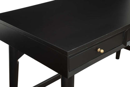 Alpine Furniture - Flynn Large Desk, Black - 966BLK-66 veiw 5