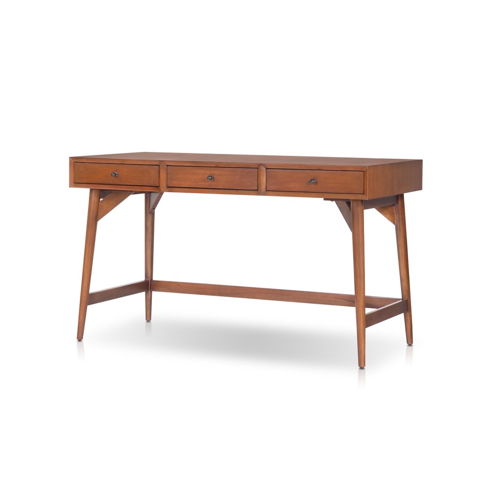 Alpine Furniture - Flynn Large Desk, Chestnut - 966-96 view 1