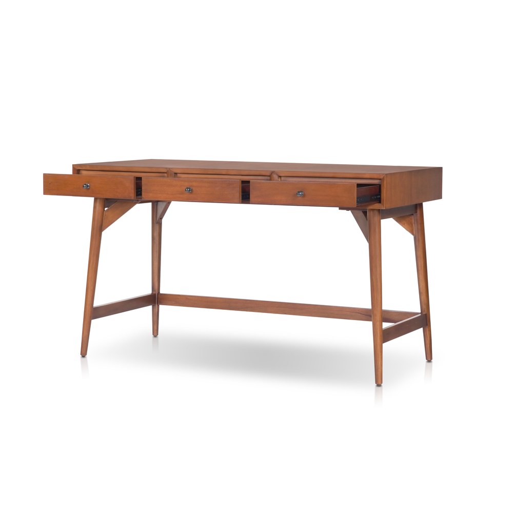 Alpine Furniture - Flynn Large Desk, Chestnut - 966-96 view 3