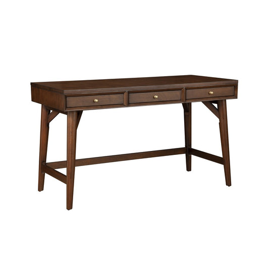 Alpine Furniture - Flynn Large Desk, Walnut - 966WAL-66 view 1