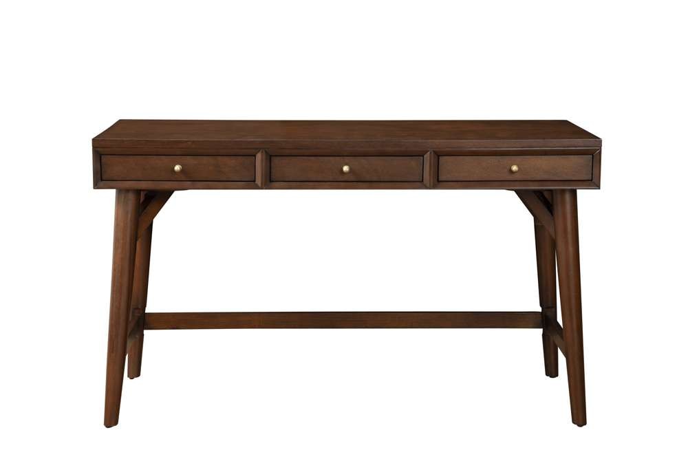 Alpine Furniture - Flynn Large Desk, Walnut - 966WAL-66 veiw 3