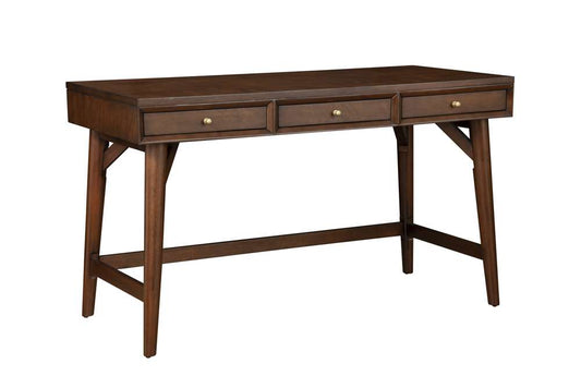 Alpine Furniture - Flynn Large Desk, Walnut - 966WAL-66 veiw 4