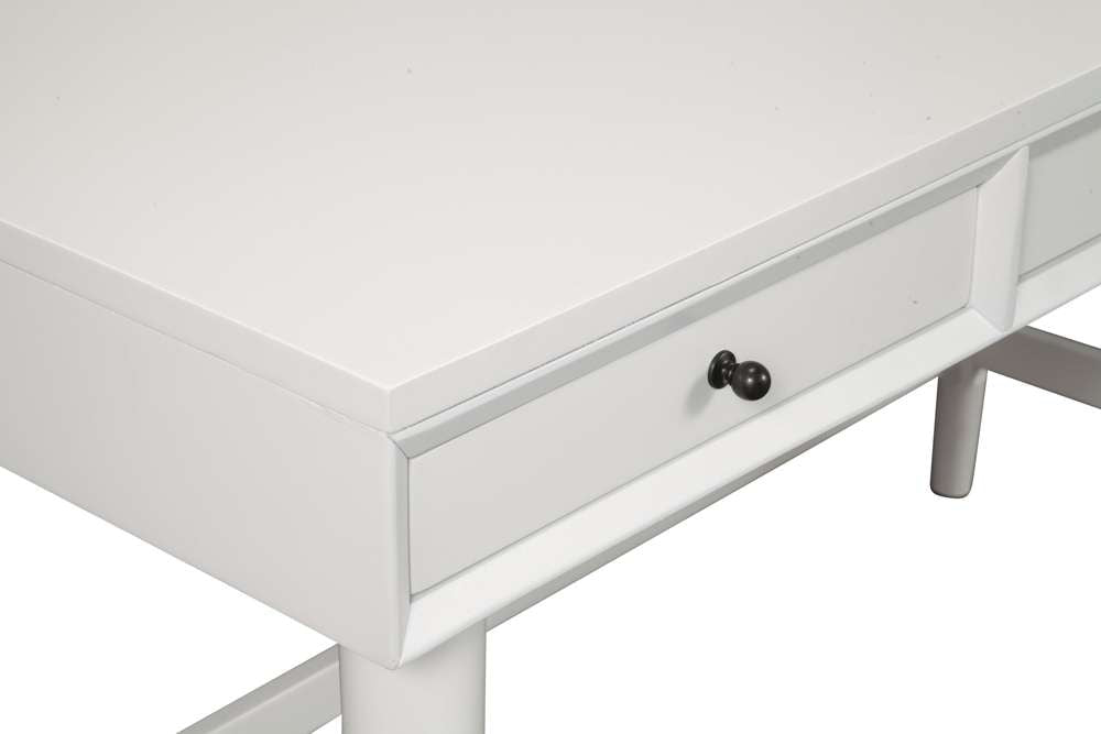 Alpine Furniture - Flynn Large Desk, White - 966-W-66 veiw 6