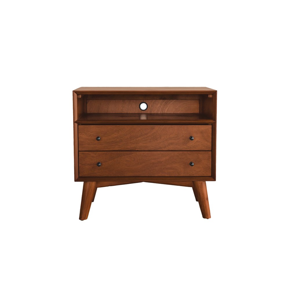 Alpine Furniture - Flynn Large Nightstand, Acorn - 966-22 view 2