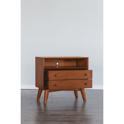 Alpine Furniture - Flynn Large Nightstand, Acorn - 966-22 view 8