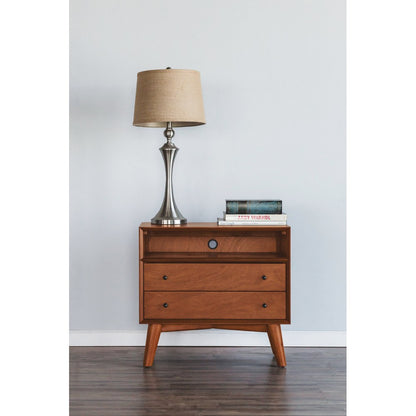Alpine Furniture - Flynn Large Nightstand, Acorn - 966-22 view 12