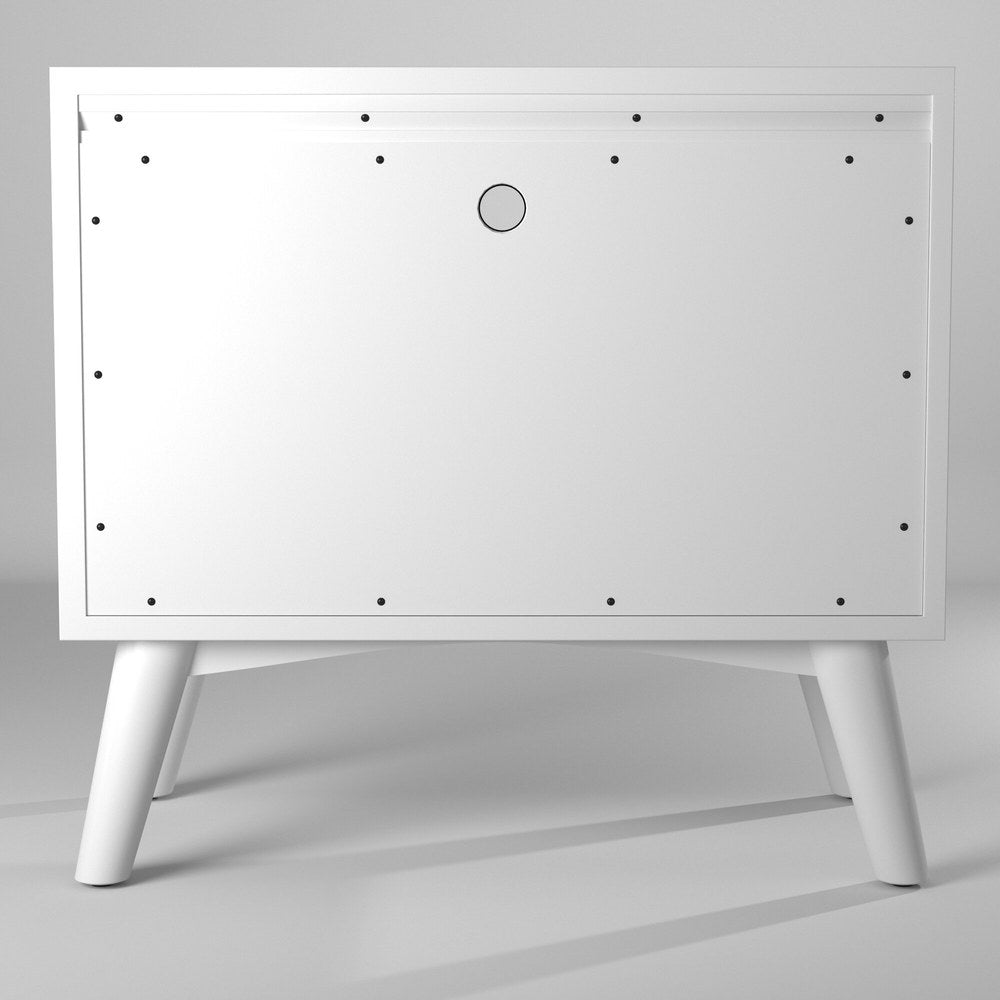 Alpine Furniture - Flynn Large Nightstand, White - 966-W-22 view 9