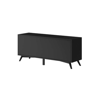 Alpine Furniture - Flynn Large TV Console, Black - 966BLK-10 veiw 3